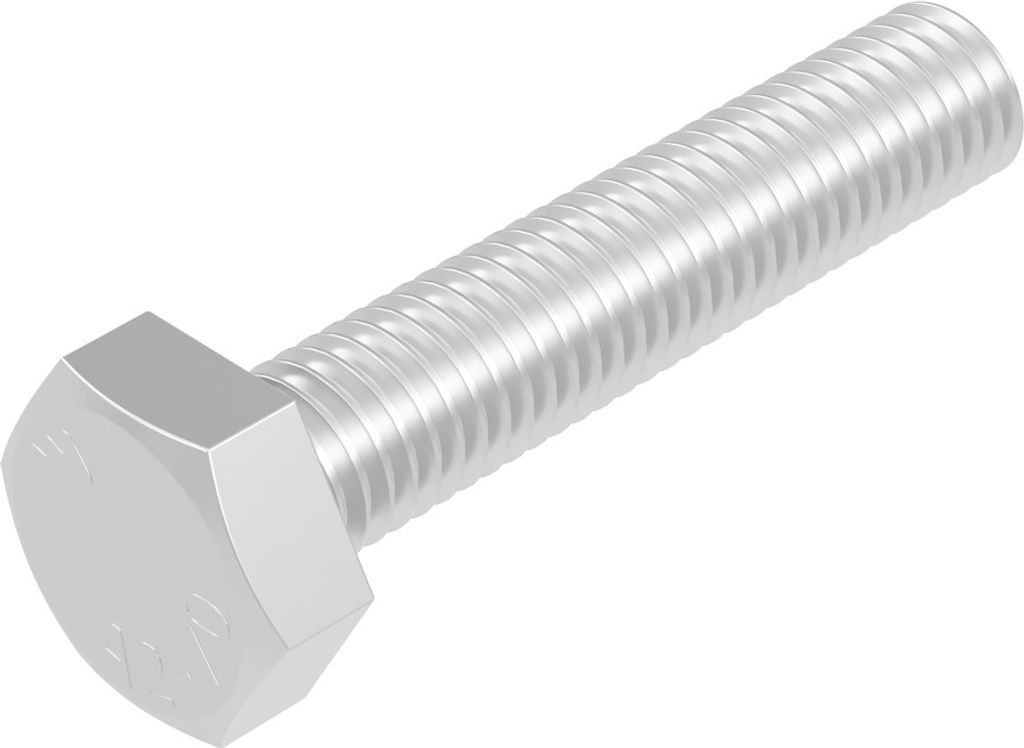 SECCARO Sechskantschraube M8 x 40 mm, Edelstahl V2A VA A2, DIN 933 / ISO 4017, Außensechskant, 20 Stück