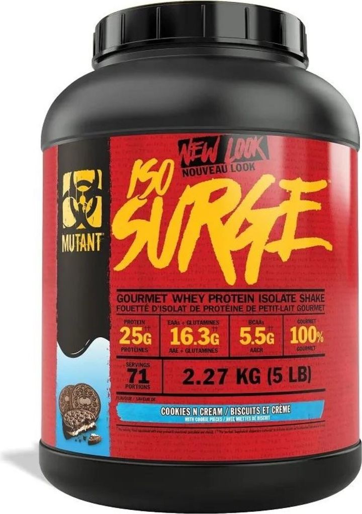 Mutant Mutant Hardcore Iso (5lbs) Cookies & Cream - Eiweiße - Molkenprotein-Isolat