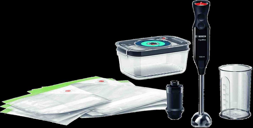 Bosch MS6CB61V1 Mixer 0,6 l Pürierstab 1000 W Schwarz
