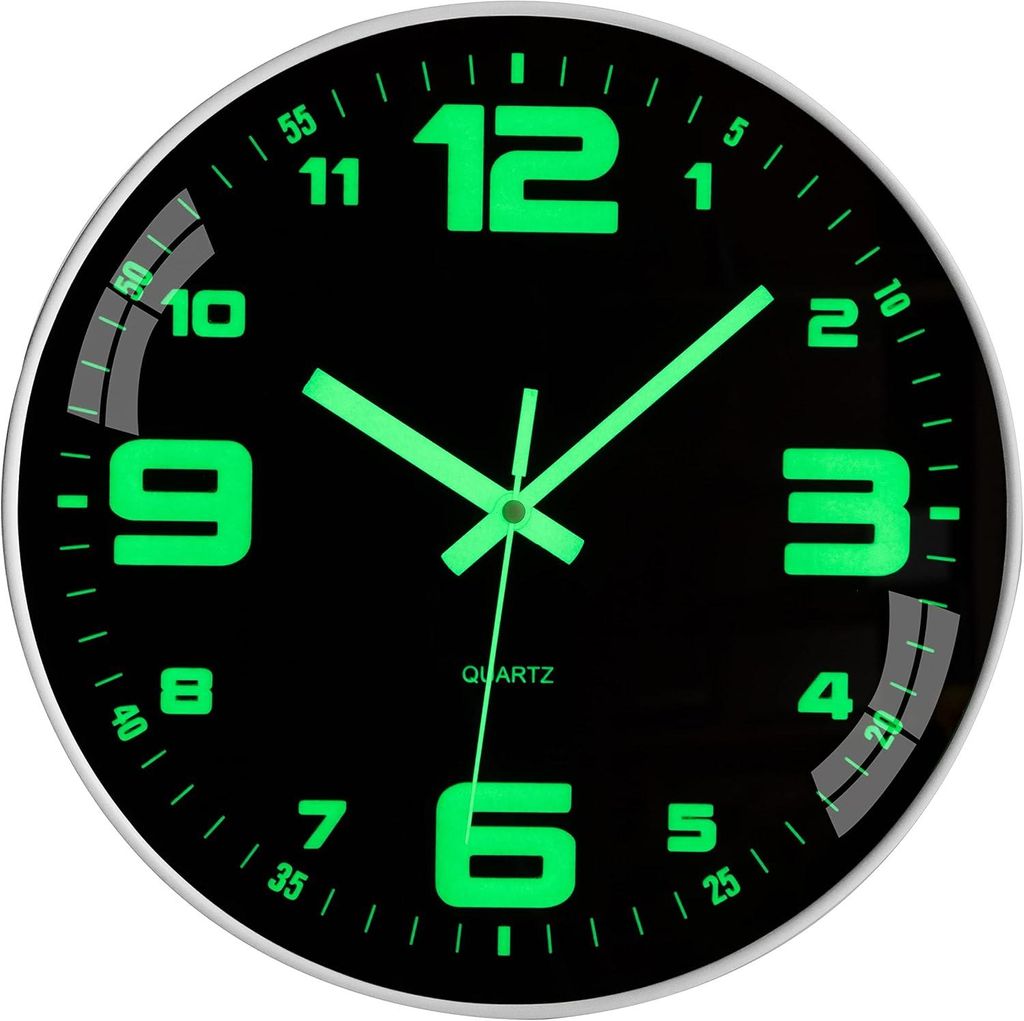 Wanduhr, Küchenuhr, Leuchtend Wanduhr, Modern Wanduhr, ohne Produktbild 