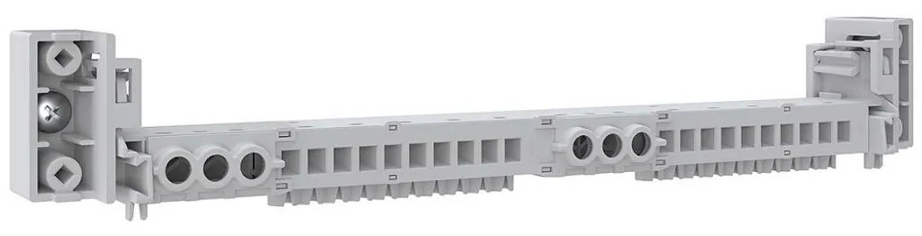 Système de fixation N ESPRO pour barre omnibus neutre XNN26N en laiton