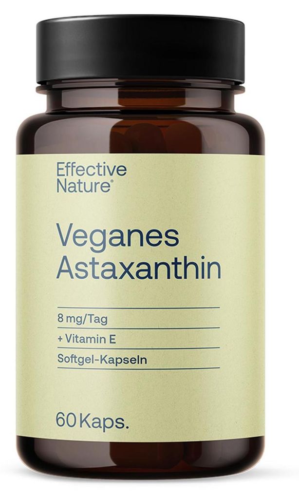 Veganes Astaxanthin Kapseln von effective nature - 60 Produktbild 