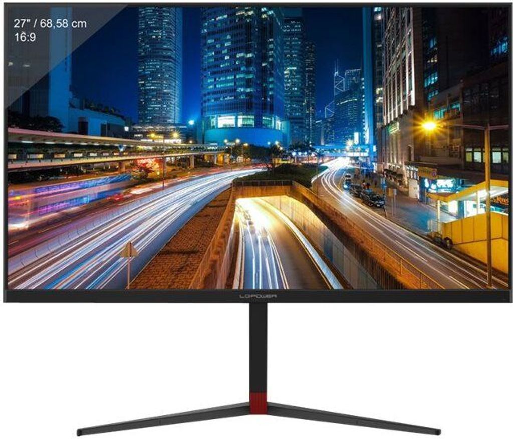 LC-Power 68,58cm (27") LC-M27-4K-UHD-144-V2 DP+HDMI 2.1 IPS Produktbild 