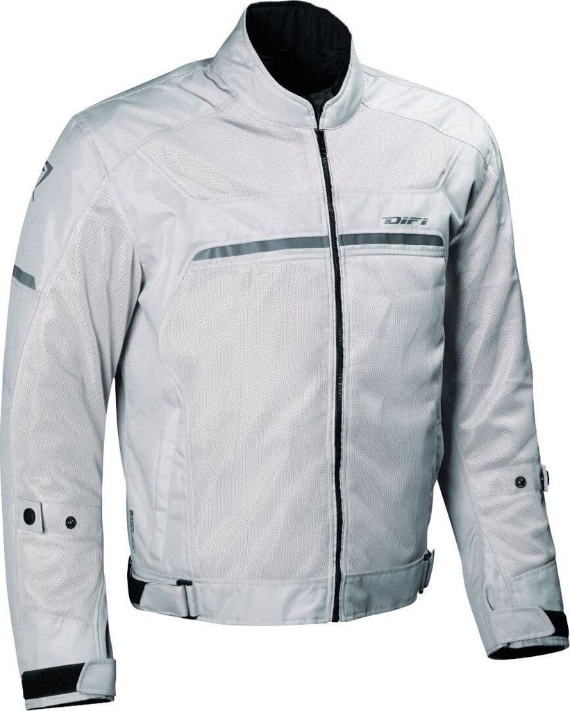 DIFI Jondai Aerotex Motorrad Textiljacke, hellgrau, L