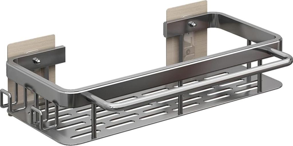 Spülbecken-Aufbewahrungsregal aus Edelstahl, Spülbecken-Ablagekorb, Küchenschwammhalter, Aufbewahrungskorb, Wandhänger, multifunktionales Küch...