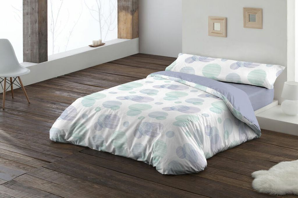 Hosteline SCRATCH Mauve Bettbezug Set Mauve Bett 135 2 Stück