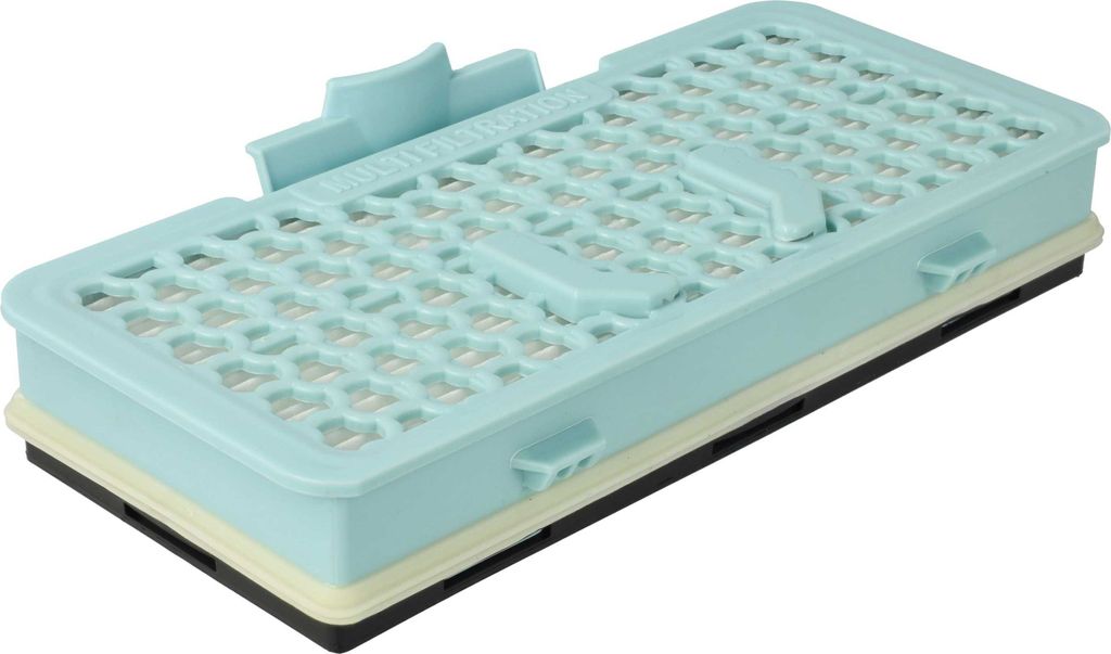 vhbw Staubsaugerfilter kompatibel mit LG VC9068R, VC9071BO, VC9074RD, VC9083EX, VC9084DT, VC9085FS, VC9083CL, VC9086CH Staubsauger - HEPA-Filter Grau