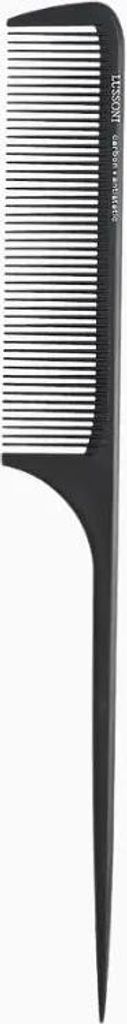 T4B LUSSONI Lift Tail Carbon Anti-Static and Break-Resistant Handle Comb with Fine Teeth 206