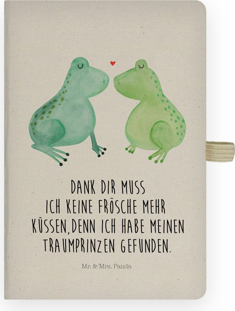 Mr. & Mrs. Panda Journal Frosch Liebe - Transparent - Produktbild 