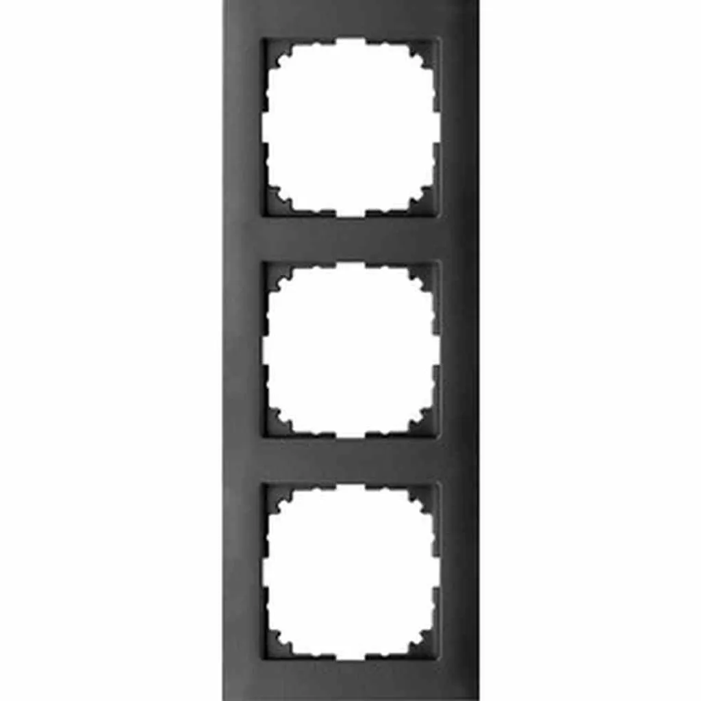 Merten M-PURE Cadre 3 Postes Anthrazit MEG4030-3614 pour Interrupteur