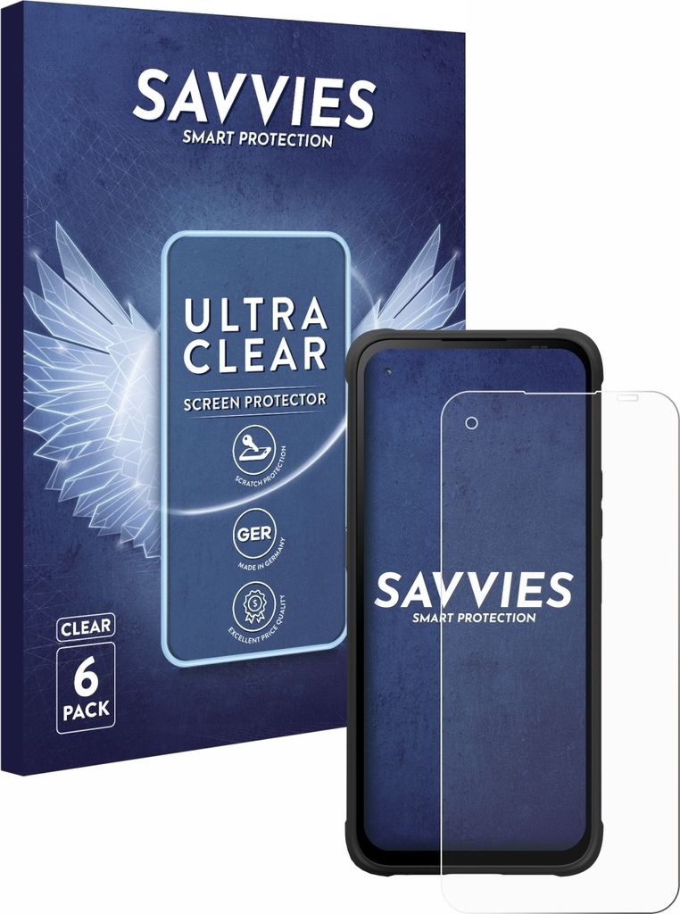6x Für Hammer Blade V Schutzfolie Savvies Displayschutz Display Schutz Folie Klar Transparent
