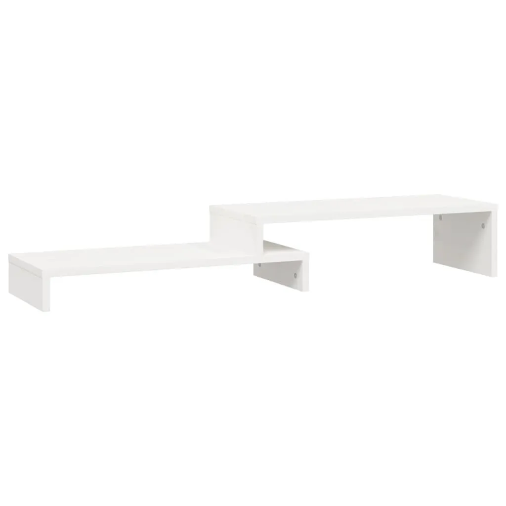 Support d'écran Ergonomique Blanc contre les Douleurs de Cervicales