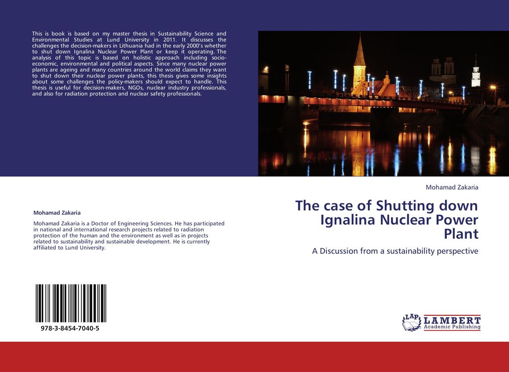 The case of Shutting down Ignalina Nuclear Power Plant