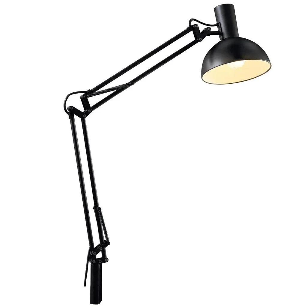 Lampe de Bureau Multifonction Arki Noire - Éclairage à Pince et Mural - 6