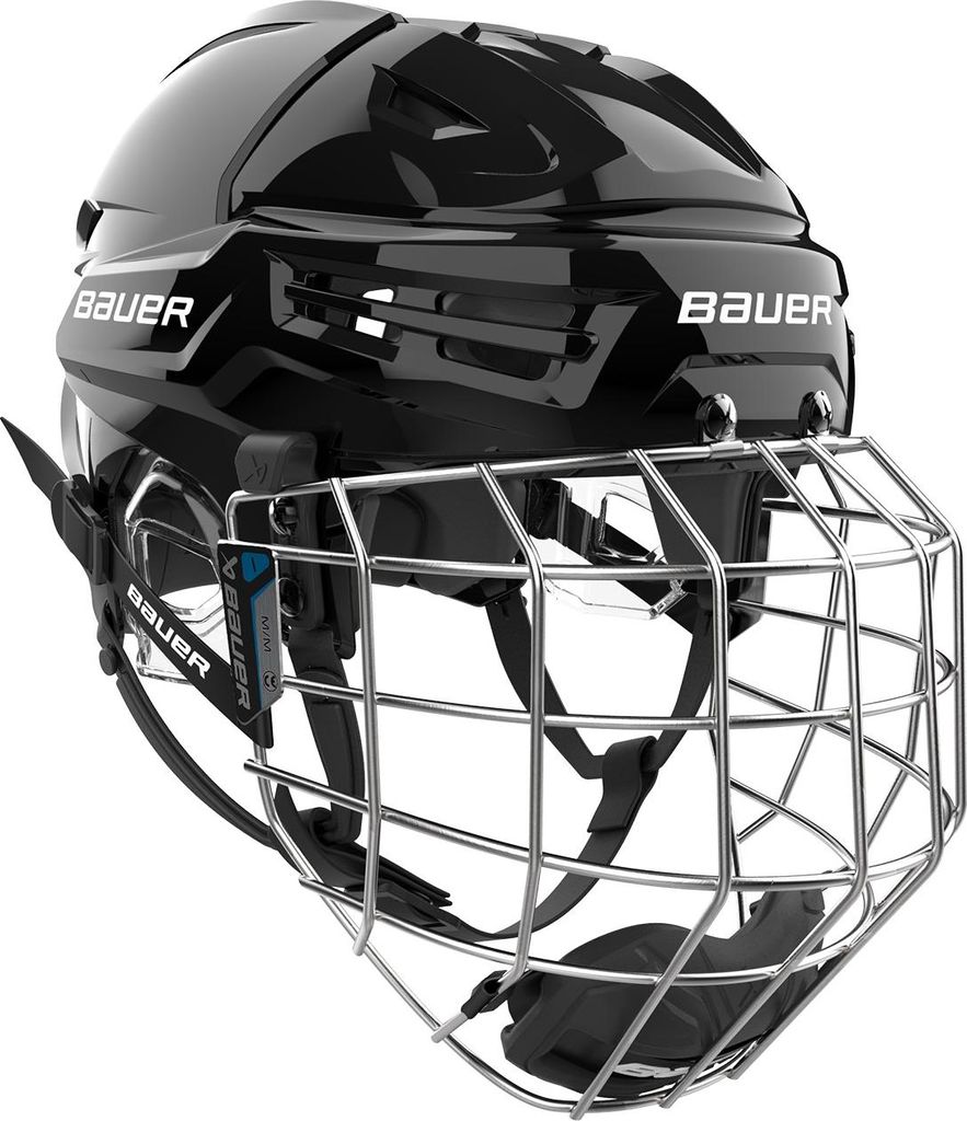 Helm Bauer Combo (mit Gitter) RE-AKT 70 schwarz M