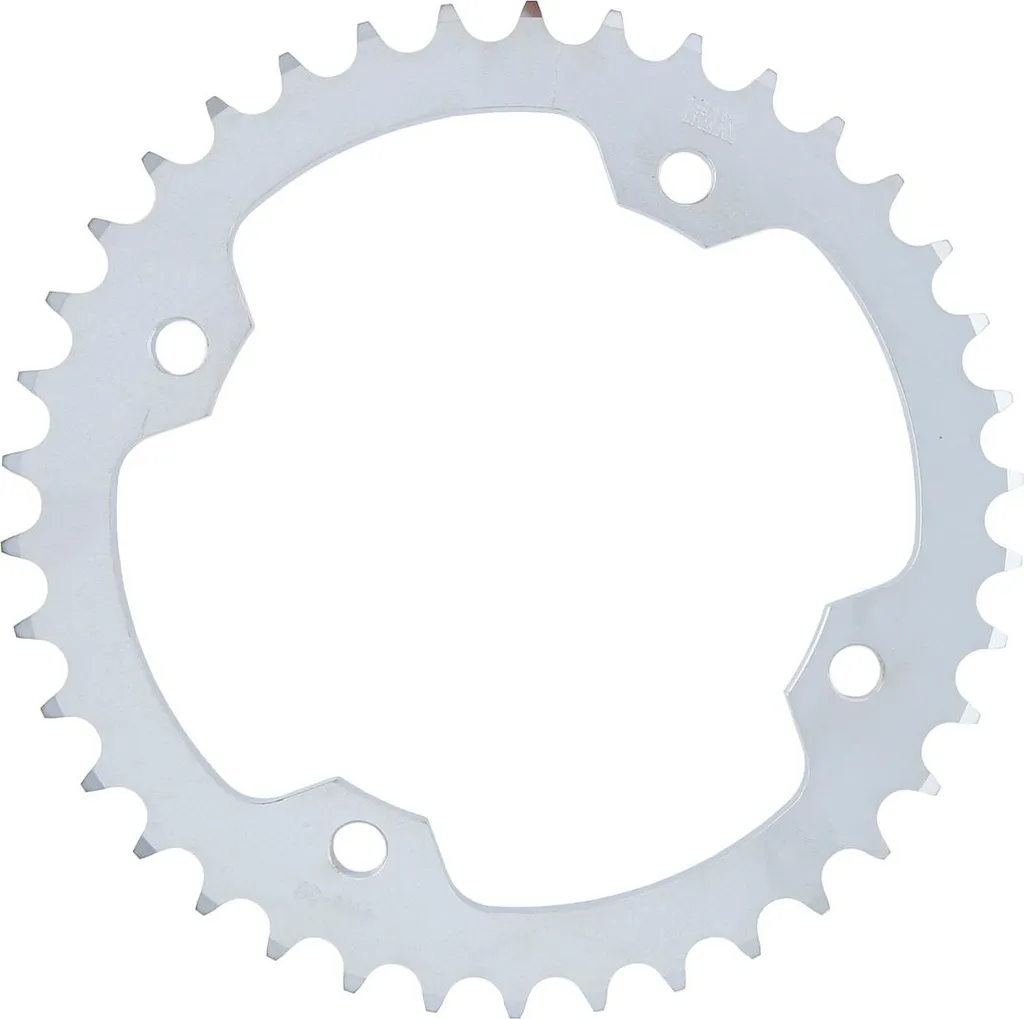 Pignon de transmission RK 4491 acier 38 dents pas 520 finition argent