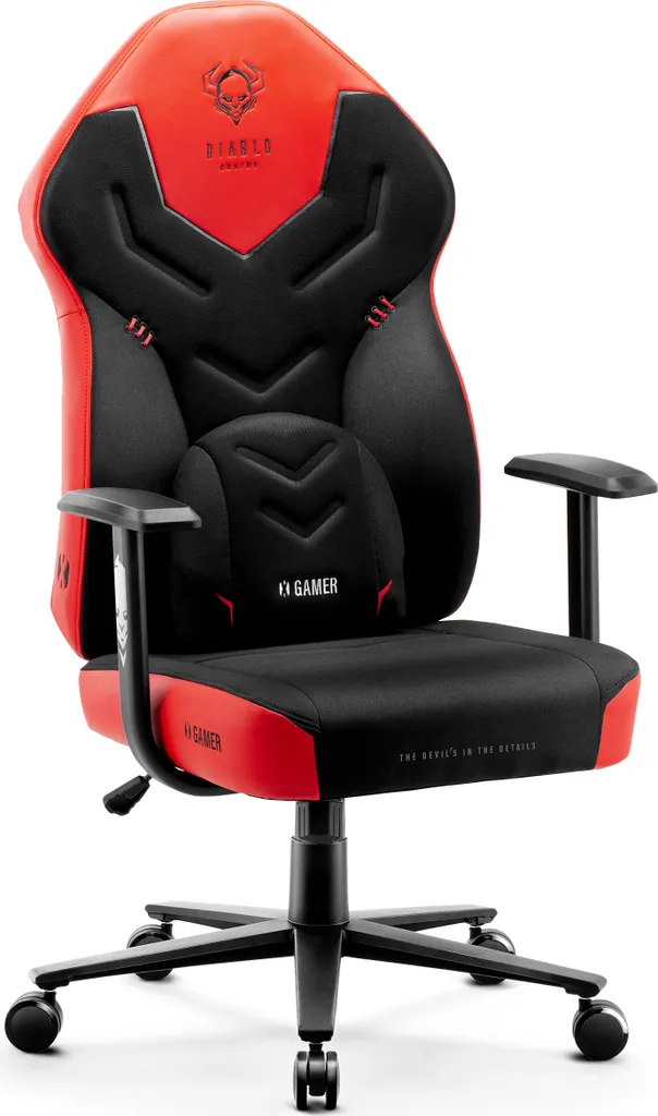 Chaise gaming Diablo X-Gamer 2.0 Tissu Softpad et Design Ergonomique