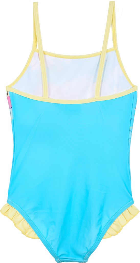 Frozen - Die Eiskönigin Badeanzug Kinder Anna und Elsa Mädchen, Farbe:Türkis, Größe:104
