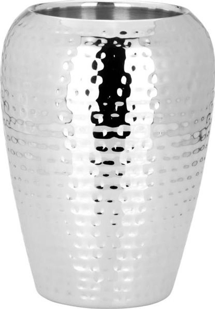Wein-/Sekt Flaschenkühler Hammerschlag-Optik (H) 20,5 x (Ø) 15 cm