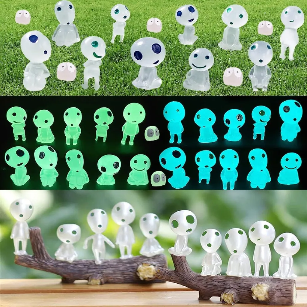 Décor de Jardin Féerique Lumineux : 30 Figurines Princesses et Lutins en Résine