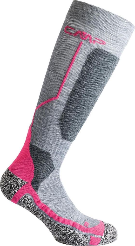 CMP Kinder Skisocken aus Wolle pink 28/30