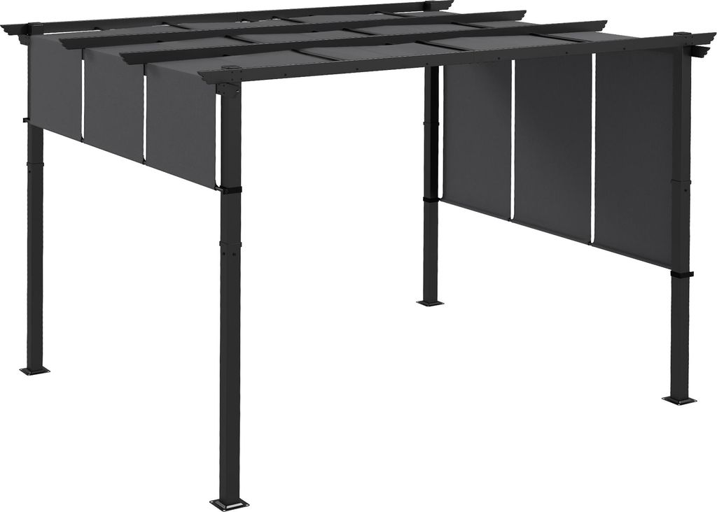 Outsunny Pavillon ca. 3,5 x 3 m Pergola, Produktbild 