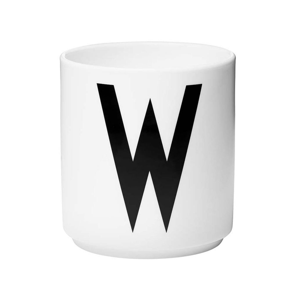 Design Letters Cup W weiss AJ Design Becher