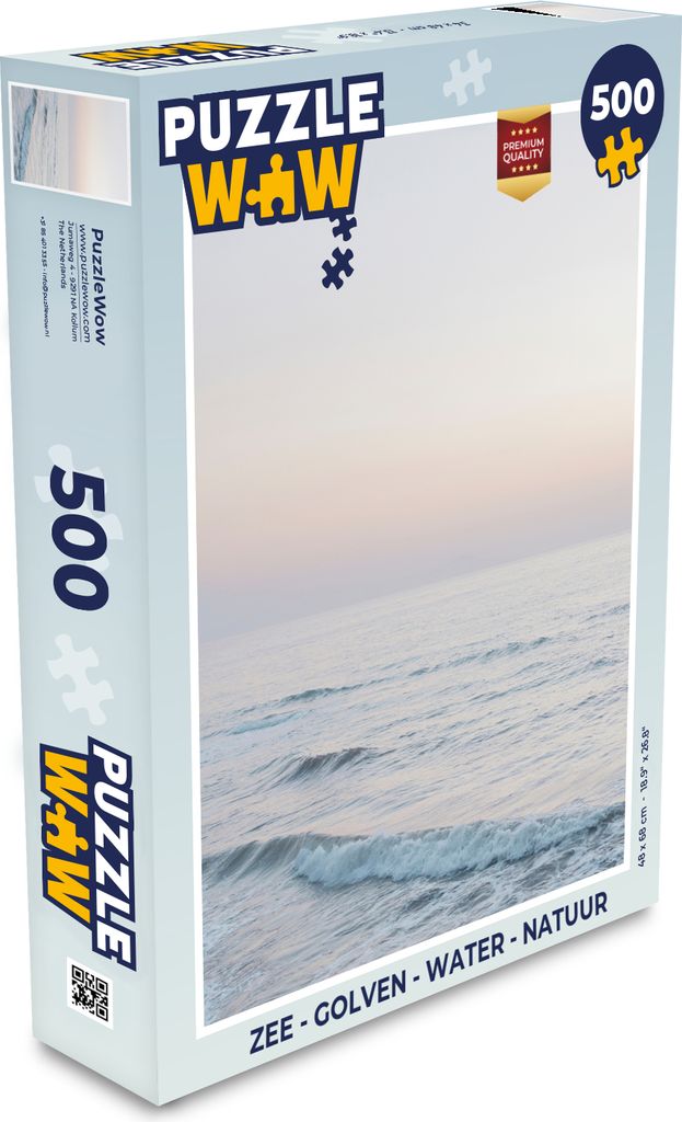 MuchoWow Puzzle 500 Teile Meer - Wellen - Wasser - Natur - Denken - Spiel - Toy
