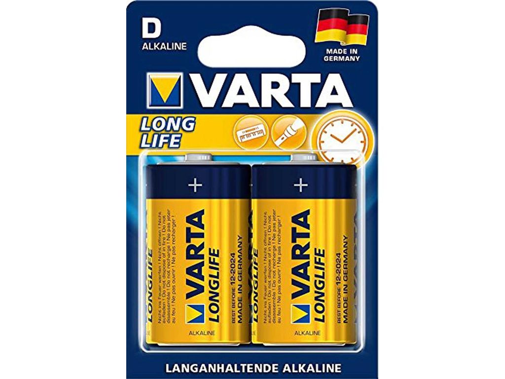 VARTA Alkaline Batterie "LONGLIFE" Mono (D/LR20) Produktbild 