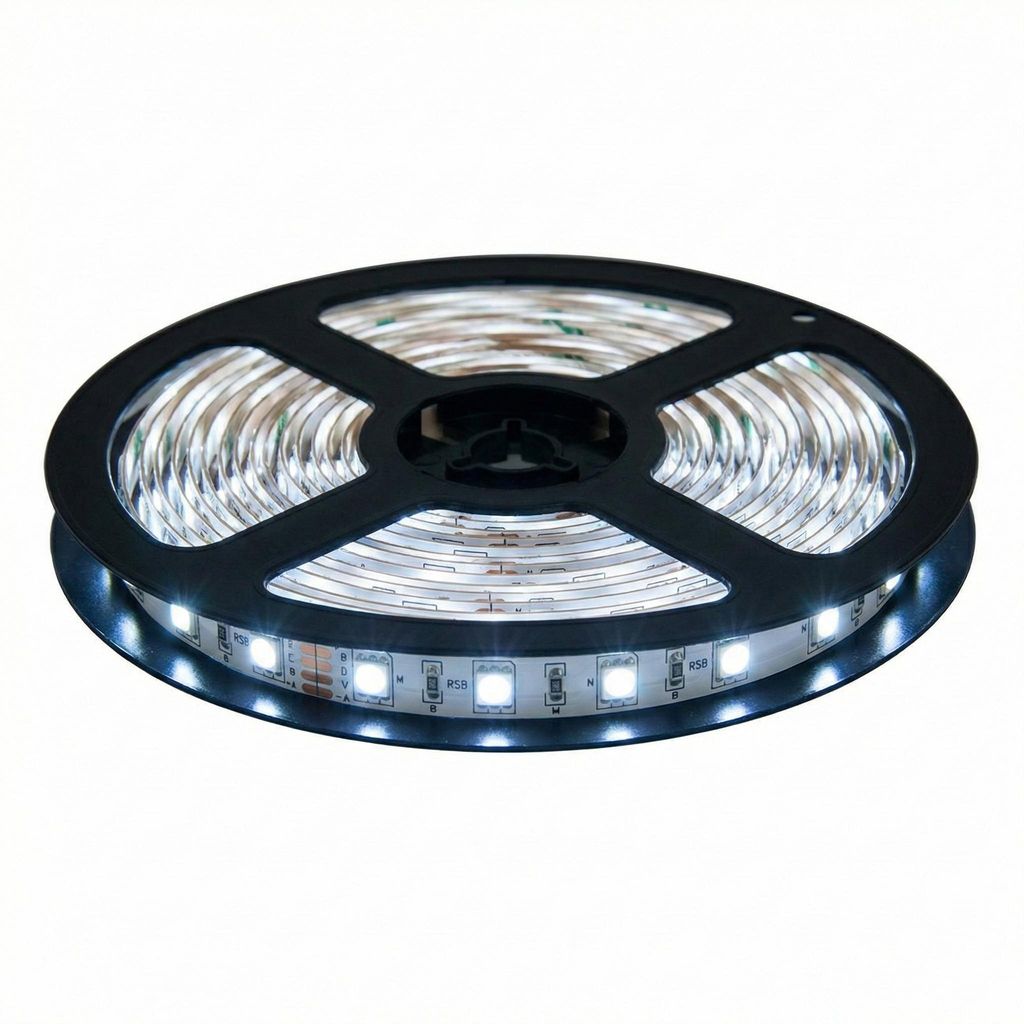 MasterLED LED Strip Kaltweiß 6500K 12V 5 m SMD 2835 300 LED IP20 dimmbar