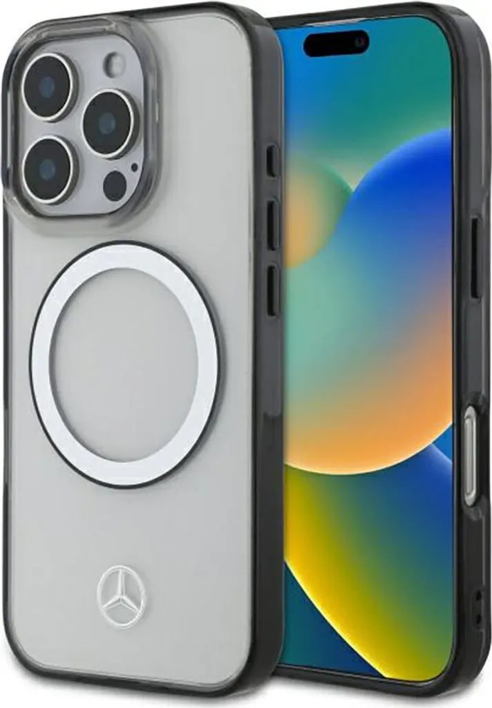 Cover Mercedes iPhone 16 Pro 6.3 MagSafe Trasparente Originale