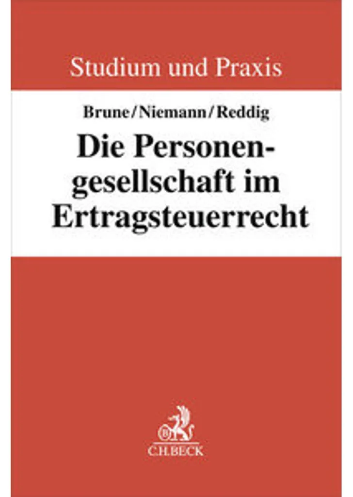 Die Personengesellschaft im Ertragsteuerrecht - Guide Fiscalité Allemande