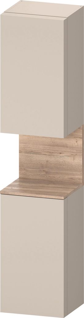 Duravit Qatego Hochschrank, Türanschlag rechts, 400x360x1760mm, Nische Eiche Mamoriert, QA1346R55830010