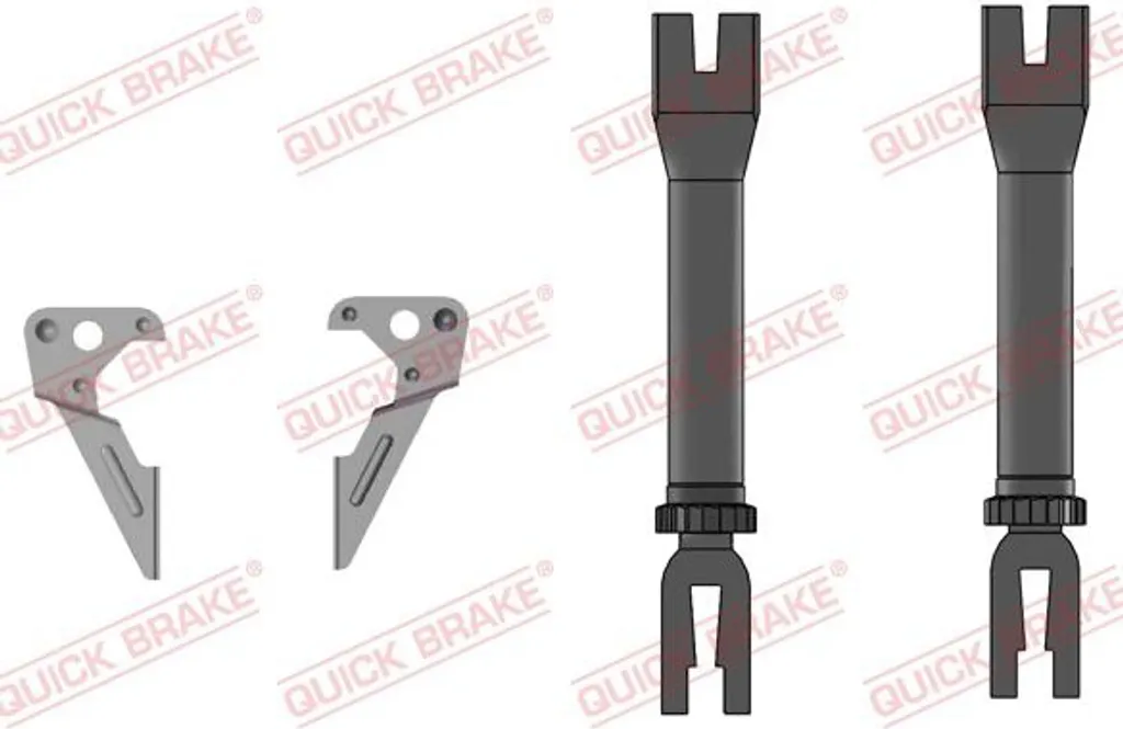 Brosses de frein haute durabilité Skoda Rapid 12-19 avec autorégulation