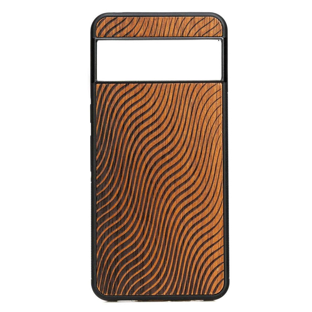 Bewood Holzhülle für Google Pixel 8 WAVES MERBAU
