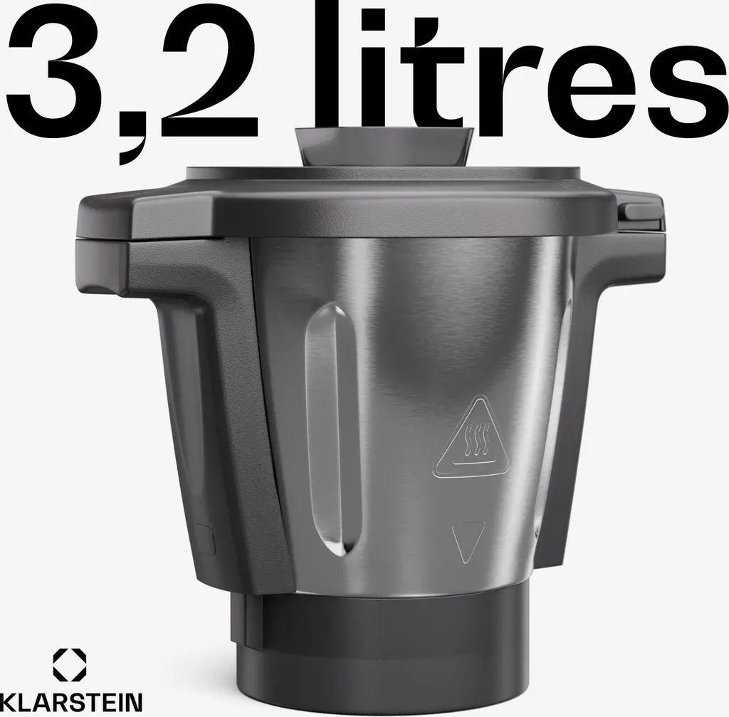 Récipient en Céramique Grande Taille 3,2 Litres pour Robot 1700W 4en1