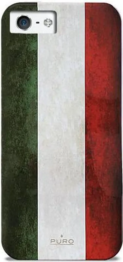 Coque Téléphone Italie pour Supporters - Protection Mobile PURO Flag Italy