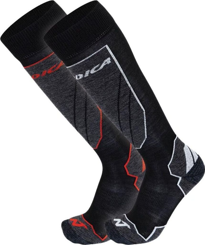 NORDICA Merino Skisocken 2er-Pack Schwarz 39-41