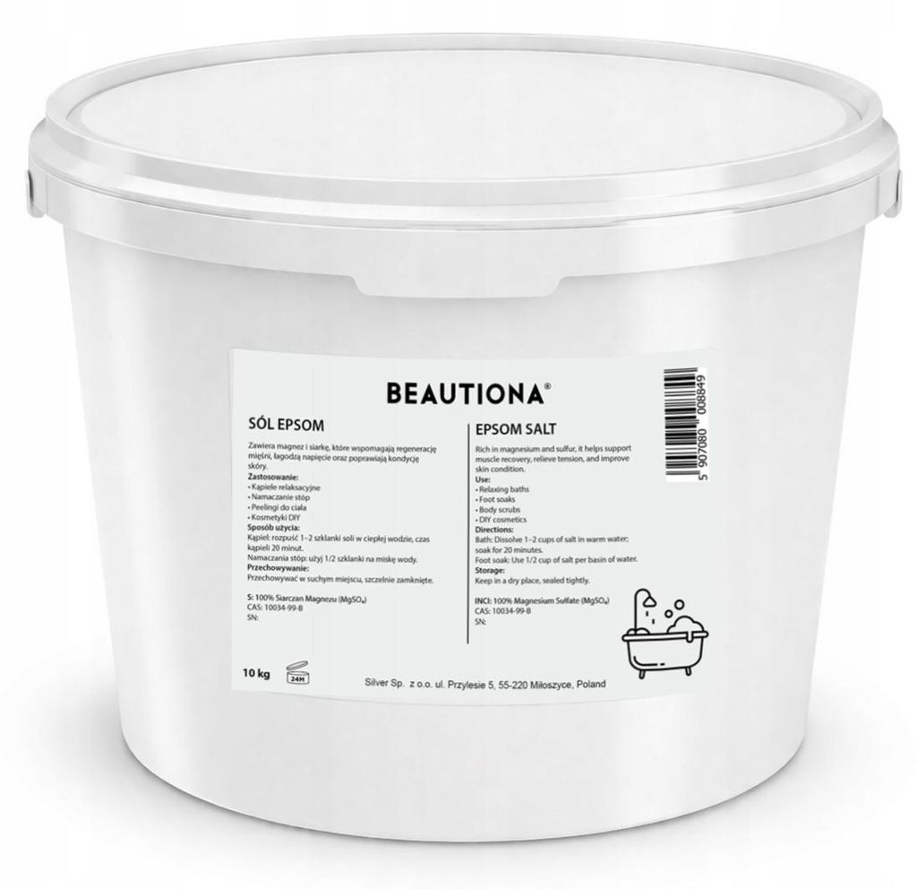 Beautiona epsomská sůl – síran hořečnatý do koupele 10 kg Obrázek produktu 