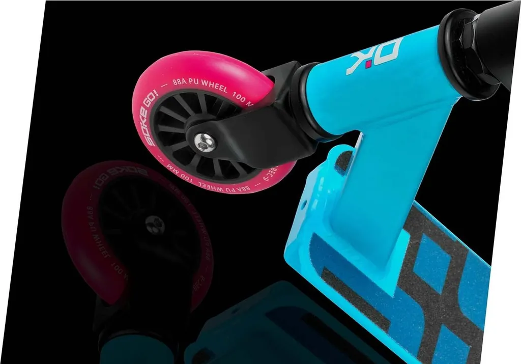 Vélo Trick Kick SOKE GO! Turquoise : Trottinette Freestyle Professionnelle - 8