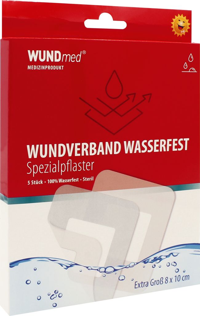 WUNDmed Wundverband wasserfest, 5 Stk Produktbild 