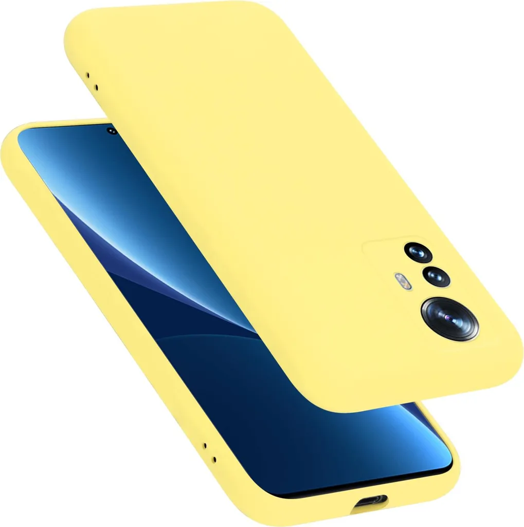 Cadorabo Custodia Gialla per Xiaomi 12 PRO - Protezione TPU Anti-Urto