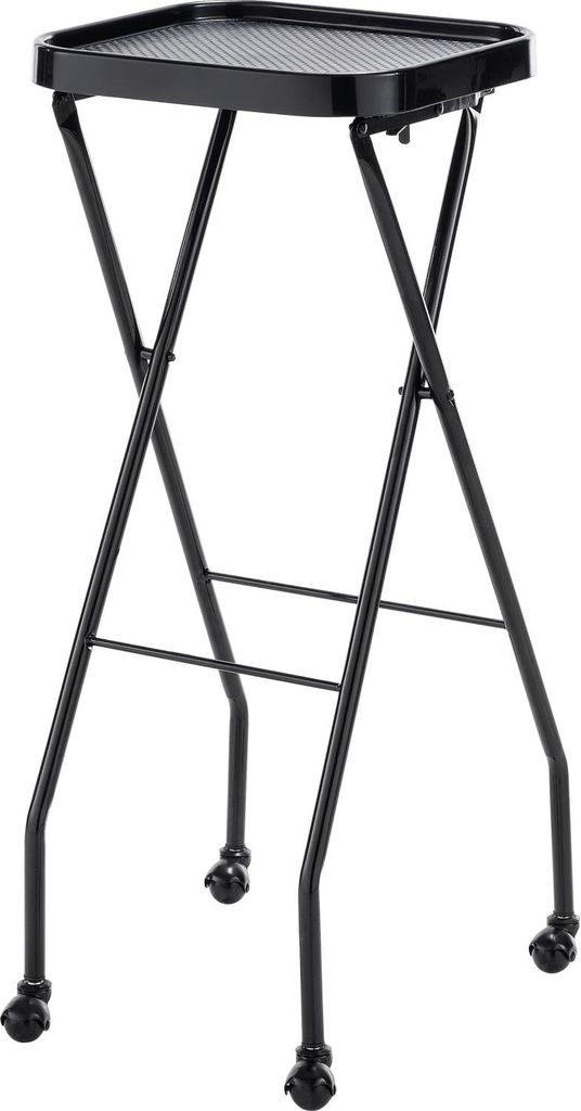 Platzsparender Klapp-Servierwagen 37x42x88 cm, nur 12 cm Tiefe zusammengeklappt