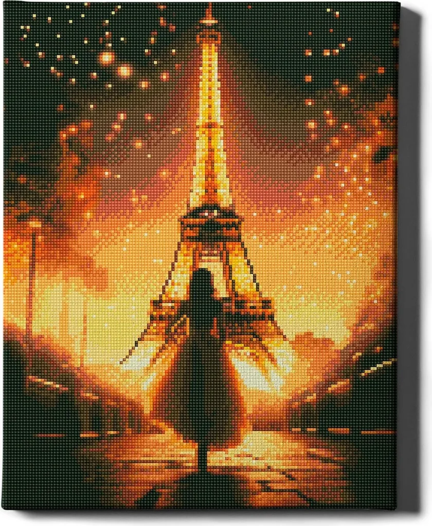 Oh Art 5D Diamante Pittura: Ricamo Creativo con Cornici di Legno
