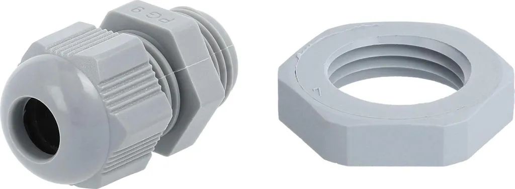 Fixation de câble sécurisée raccord STEX24 PG9 PA pour armoire électrique