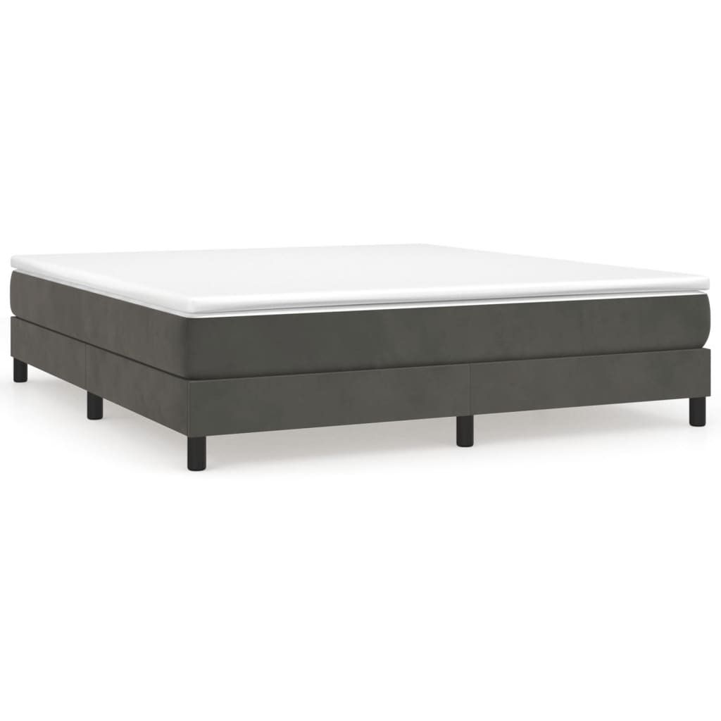 Struttura letto senza materasso grigio scuro 160x200 cm in Immagine del prodotto 