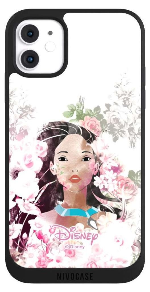 NIVOCASE Handyhülle für Apple iPhone 11 Hülle NIVOpure Case Schwarz Disney Offizielles Lizenzprodukt Pocahontas