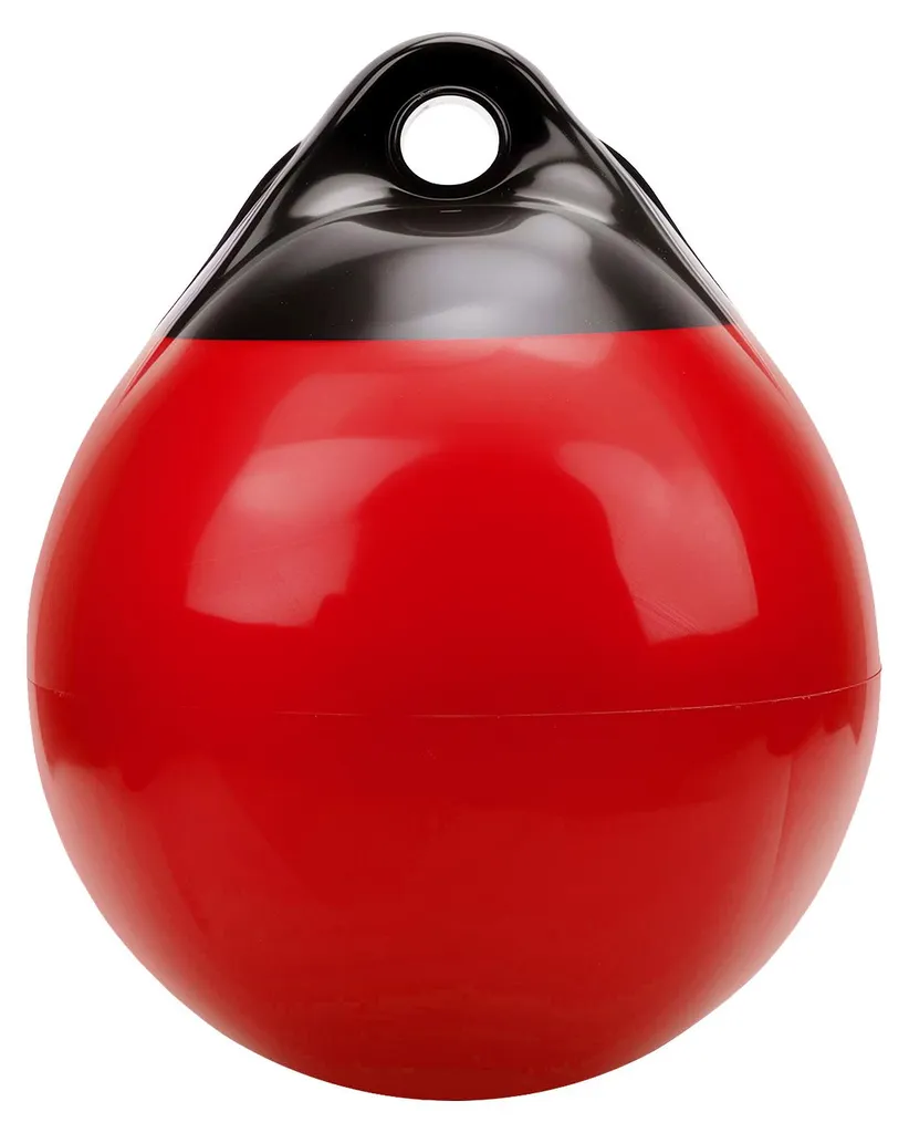 Pare-battage PVC Renforcé Noir et Rouge A25 - 25 x 31 cm Anti-Impact