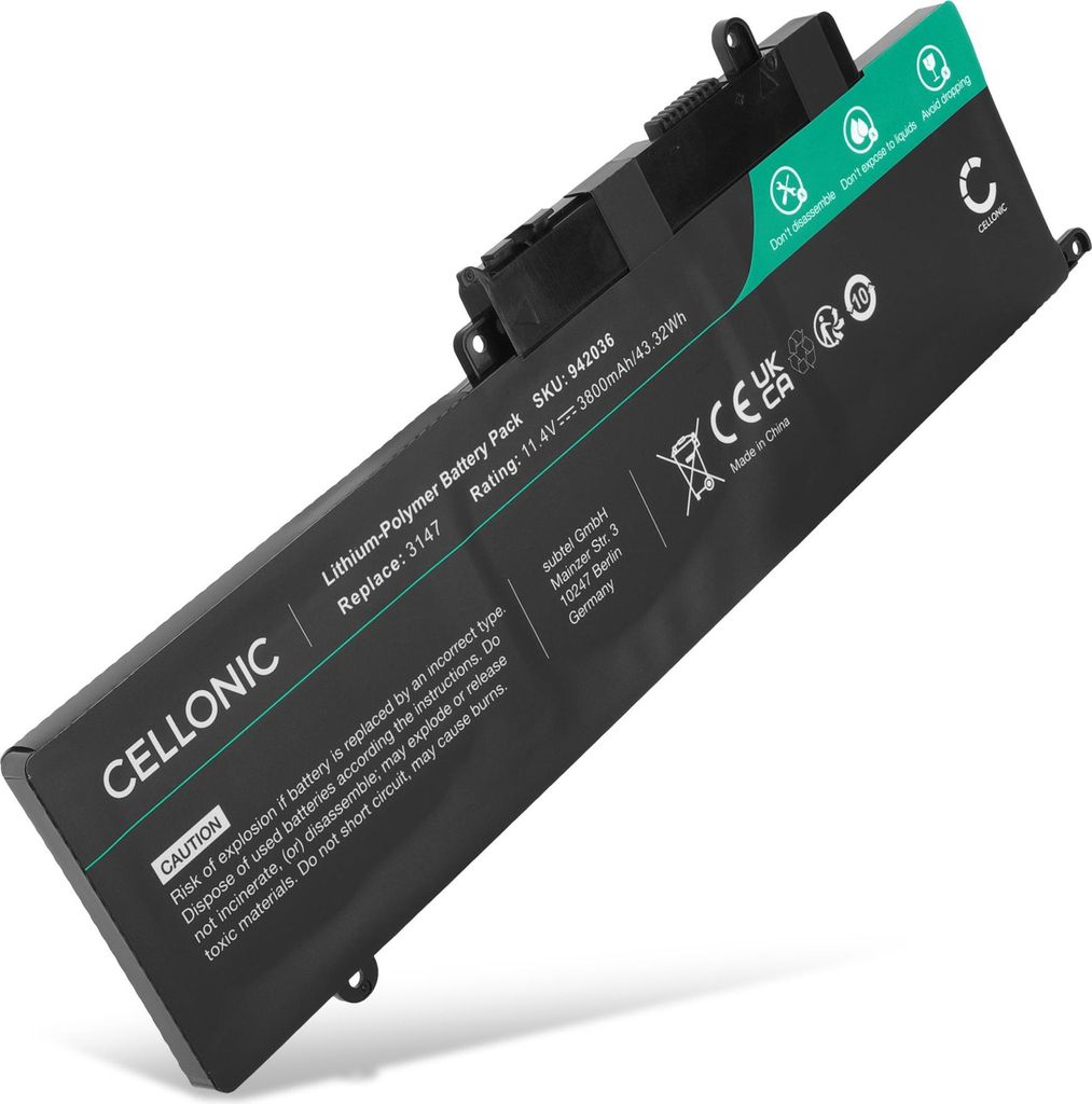 CELLONIC 1x Akku für Notebook Kompatibel mit Dell Inspiron Produktbild 