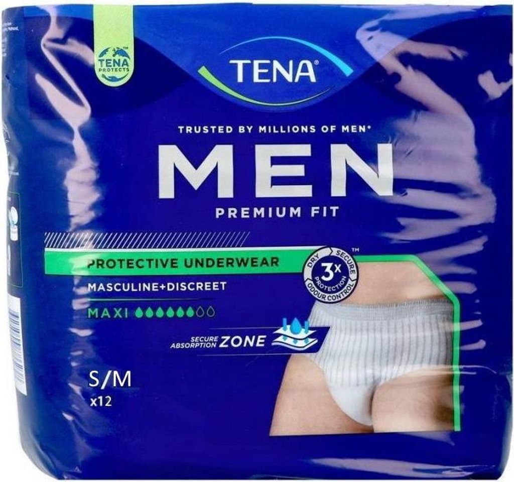Tena Men Premium Fit Level 4 S/M - 4 paquets de 12 Image du produit 